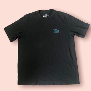 Tommy Bahama Mens Black Tee (Watch The Birdie)